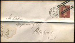 Cover To Peterhead - Lettres & Documents