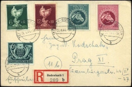 Einschreibebrief Nach Prag - Mi900/01 + Mi902/03 + Mi904 - Cartas & Documentos