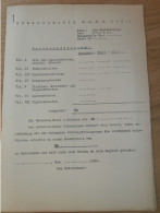 Bau Nordsiedlung - Gresse - Granzin I. Mecklenburg , 1934 , Alte Akte , B. Ludwigslust , Landsiedlungsgesellschaft !! - Documents Historiques