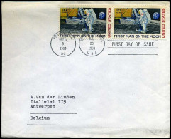 USA - FDC - First Man On The Moon - 1961-1970