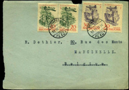 Coverfront To Marcinelle, Belgium - Covers & Documents