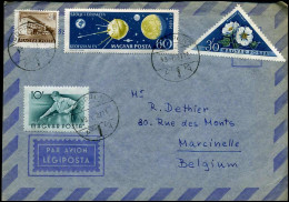 Cover To Marcinelle, Belgium - Covers & Documents