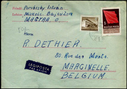 Cover To Marcinelle, Belgium - Covers & Documents