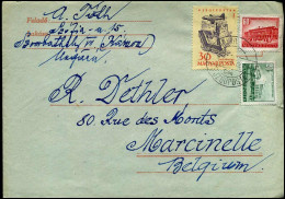 Cover To Marcinelle, Belgium - Covers & Documents