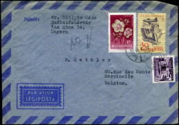 Cover To Marcinelle, Belgium - Covers & Documents