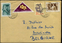 Cover To Marcinelle, Belgium - Covers & Documents