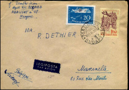 Cover To Marcinelle, Belgium - Covers & Documents