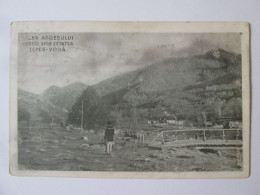 Romania-Valea Argeșului(Poenari):Forteresse/Fortress Țepeș Vodă(Dracula),carte Postale Voyage/postcard Mailed 1927 - Romania