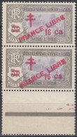 INDE FRANCAISE ** - 209a, Variété 1 EX 'PRANCE LIBRE' - Cote : 100 € - Ungebraucht