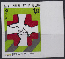 SAINT PIERRE & MIQUELON ** - 437, Non Dentelé (Maury) - Cote : 35 € - Geschnittene, Druckproben Und Abarten