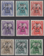 REUNION Taxe ** - 36/44, Complet 9 Valeurs - Cote : 75 € - Postage Due