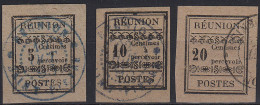 REUNION Taxe O - 1/2 + 4 - Cote : 95 € - Postage Due