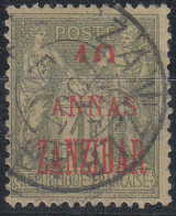 ZANZIBAR O - 29, Variété Valeur '10' En Partie Effacée - Oblitérés