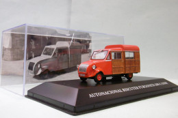 Altaya / Ixo - AUTONACIONAL BISCUTER FURGONETA 200-L 1958 Rouge Micro-Voiture BO 1/43 - Andere & Zonder Classificatie