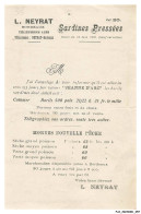 FAC-BFP1-0315-FACTURE - SARDINES PRESSEES - L NEYRAT - BORDEAUX - Alimentare