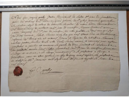 MANUSCRIT ORDRE DE MALTE FRERE JACQUES GROTHY PRETRE CONSENSUEL ORDRE DE ST JEAN DE JERUSALEM EN 1712 FRANC MACONNERIE - Documents Historiques
