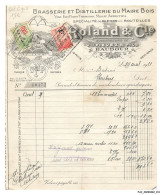 FAC-BFP1-0436-FACTURE - BRASSERIE ET DISTILLERIE DU MAIRE BOIS - ROLAND - BAUDOUR - 1931 - 1900 – 1949