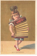 CHROMOS AO#AL000330 ENFANT ACCORDEON - Other & Unclassified