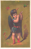 CHROMOS AO#AL000322 FILLE OISEAU QUI JOUE DE LA FLUTE - Other & Unclassified