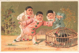 CHROMOS AO#AL000316 ENFANTS QUI ONT CAPTURER UNE POULE ET CES POUSSINS 2 QUEKSEKCA - Other & Unclassified
