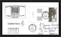 2448 Terres Australes TAAF Lettre Dufresne 2 Signé Signed N°363 PASSAGE DE VENUS DEVANT LE SOLEIL 2004 Coin Daté - Covers & Documents