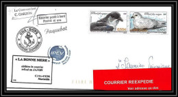 3004 Reexpedié Refusé Au Japon Dufresne Signé Signed Garzon Japon (japan) 2010 N°533/534 Terres Australes (taaf) Lettre - Covers & Documents