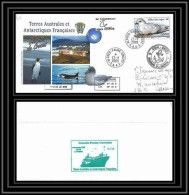 2954 ANTARCTIC Terres Australes TAAF Lettre Dufresne Signé Signed CROZET Portes Ouvertes 23/11/2009 N°534 Petrel Bird - Covers & Documents