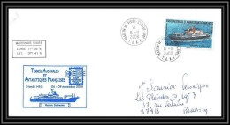 2859 ANTARCTIC Terres Australes TAAF Lettre Dufresne 2 Signé Signed St Paul 6/11/2008 Salon Philatélique N°520 - Covers & Documents
