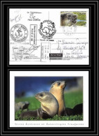 2797 Terres Australes (taaf)-carte Postale Dufresne 2 Signé Signed Op 2008/2 TREGUER Sea Elephant N°508 CROZET - Covers & Documents