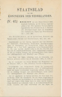 Staatsblad 1928 : Autobusdienst S Hertogenbosch - Waalwijk - Documents Historiques
