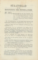 Staatsblad 1918 : Rijkstelefoonnet Breda - Delft - Deventer Enz. - Documents Historiques