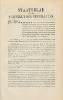 Staatsblad 1928 : Autobusdienst Vaals - Heerlen - Documents Historiques