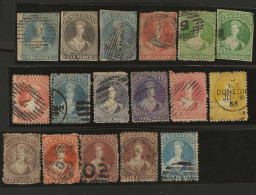 New Zealand     .  SG    .    17 Stamps    .     O       .    Cancelled - Used Stamps