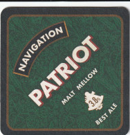 BEER MAT - NAVIGATION BREWERY - PATRIOT BEST ALE - (Cat No 029) - (2019) - Sous-bocks