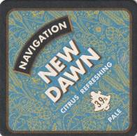 BEER MAT - NAVIGATION BREWERY - NEW DAWN CITRUS PALE - (Cat No 030) - (2019) - Sous-bocks