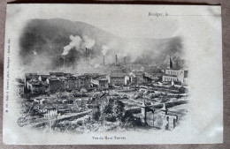 Delcampe - 3 CPA Bessèges Précurseur :L'Eglise, L'atelier Du Pont Et La Chaudronnerie; Vue Du Haut Travers; Hôtel De Ville - Bessèges
