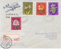 DUTCH NEW GUINEA 1959 FDC With FLOWERS. - Oceania (Other)