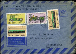 Cover To Marcinelle, Belgium - Covers & Documents