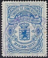 Timbres - Europe - Luxembourg - Luxemburg - Taxes - Timbre De Dimension  2 Fr.50C. - Segnatasse