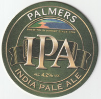 BEER MAT - PALMERS BREWERY - IPA INDIA PALE ALE - (Cat No 032) - (2017) - Sous-bocks