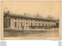 LANGON COUR DE LA GARE DU MIDI - Langon