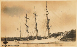 Delcampe - FALLS OF HALLADALE * Carte Photo * Bateau Voilier Goëlette 4 Mâts * Falls Of Halladale - Segelboote