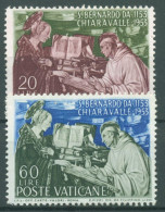 Vatikan 1953 Heiliger Bernhard Gemälde 209/10 Postfrisch - Ungebraucht