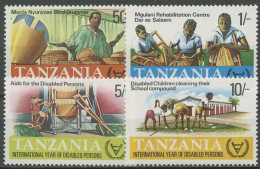 Tansania 1981 Internationales Jahr Der Behinderten 185/88 Postfrisch - Tanzania (1964-...)