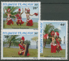 Französisch-Polynesien 1981 Folklore Tänzer Trommler 329/31 Postfrisch - Unused Stamps