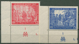 Alliierte Besetzung 1947 Leipziger Messe 965/66 Ecke 3 Postfrisch - Other & Unclassified