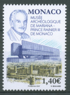 Monaco 2020 Archäologie Museum Mariana Fürst Rainier III. 3515 Postfrisch - Unused Stamps