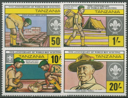 Tansania 1982 75 Jahre Pfadfinderbewegung 205/08 Postfrisch - Tanzania (1964-...)