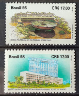 Brazil 1993 - MNH Complete Set USP School Of Engineering And UFRJ Politecnica School - Mi. 2542-3 - Unused Stamps