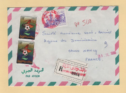 Algerie - Annaba - 1986 - Recommandepar Avion Destination France - Algeria (1962-...)